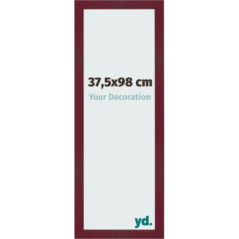 yd. - Cadre photo 37.5x98 - Vin Rouge Patine - MDF - Bologna (1/5)