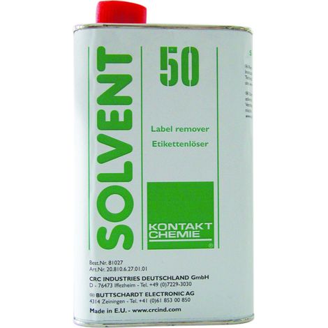 KONTAKT CHEMIE KC Etikettenlöser flüssig Solvent 50, 1 Liter Dose (1/5)