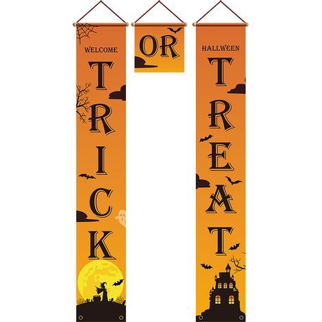 Halloween porte rideau couplet suspendu drapeau suspendu décoration centre commercial fenêtre western fantôme festival atmosphère mise en page (1/5)