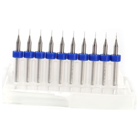 Micro cemented carbide drill bits for printed circuit boards (0.2 mm) (1/5)