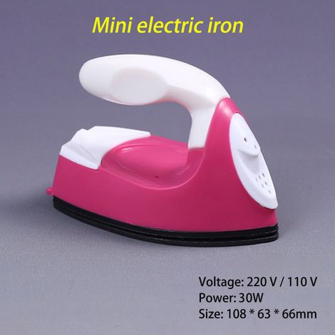Mini fer à repasser électrique portable, idéal pour les voyages et les études. Repassage rapide. Prise UE. (1/5)