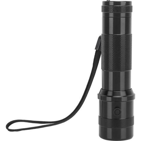 Multicolor LED flashlight, 10 colors, IPX4 waterproof, aluminum alloy, color-changing flashlight, for camping, family travel (1/5)