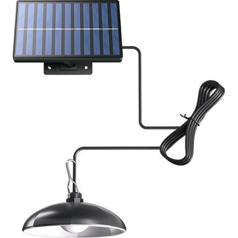 Doppelte Solar-Pendelleuchte mit Bewegungsmelder, Außenbeleuchtung für Innenhöfe, multifunktionale Solar-Außenleuchte (1/5)