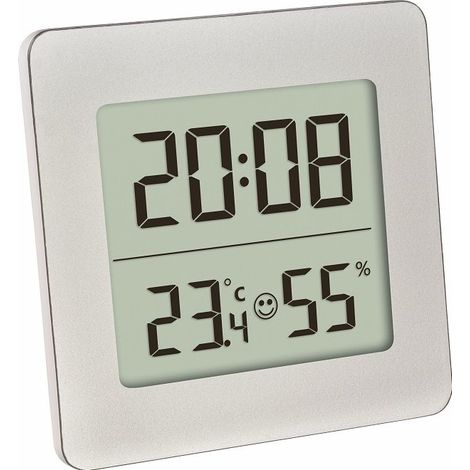 TFA-Dostmann 30,5038,54 TFA-Thermomètre/hygromètre numérique Couleur : Argent