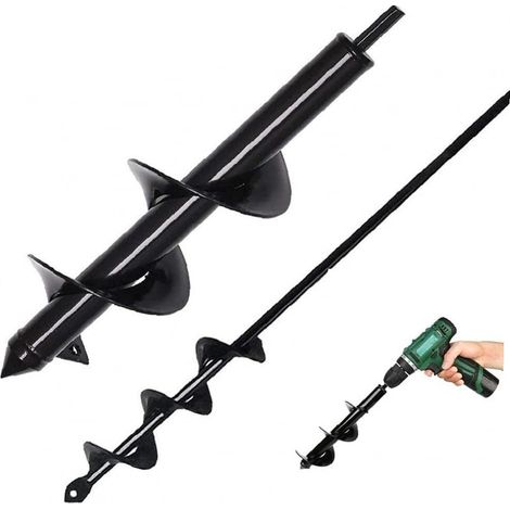 2 Pack foreuse Foret Foret Foret Foret de perceuse de Jardin de Jardin Ponte de Jardin Plante Plante Plante Plante Plante bulbe tarière forerceuse (1/5)