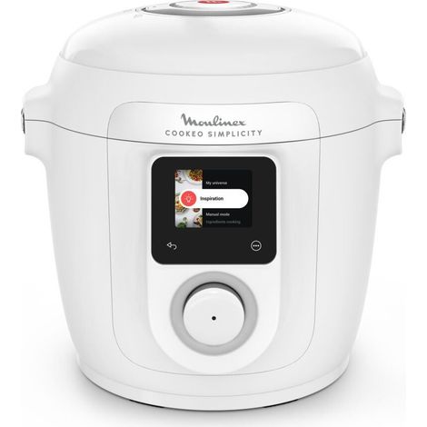 Moulinex Cookeo Simplicity CE8211F0 Elektrischer Multicooker 6 l Weiß 6 Programme