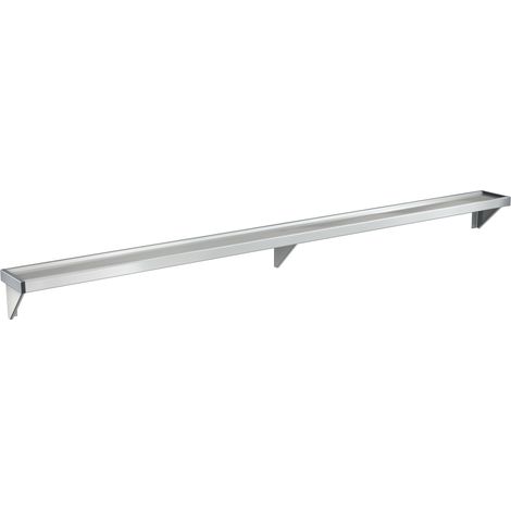 KWC AR Ablage, SATURN, Edelstahl, 1800x138x142 mm, Aufputz (1/2)