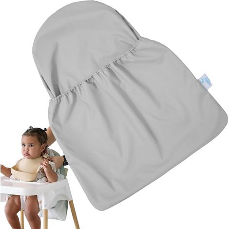 Sac de rangement pour chaise haute à dossier suspendu - Pochette de chaise haute en cuir synthétique (1/5)