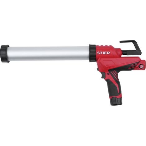 STIER Pistolet à cartouche sans fil Basic 4000N, avec 2 batteries + chargeur + tube 400 ml (1/5)