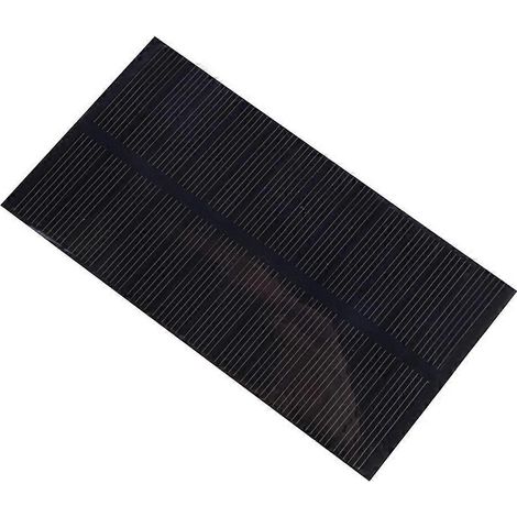Panneau solaire de charge sécurisé DIY 20241W 6V en silicium monocristallin de haute qualité