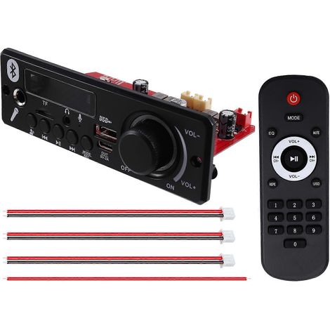 Selbstbau-MP3-Decodierplatine und digitaler Heimverstärker mit Bluetooth und FM-Radio, kompatibel mit Subwoofer-Lautsprechern und Lautstärkeregelung. (1/5)
