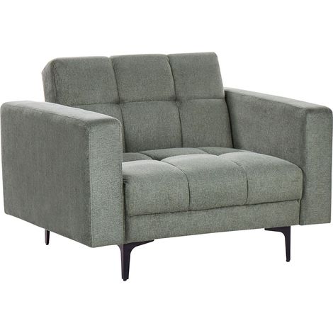 Sessel ALNES Stoff Dunkelgrün