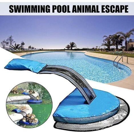 piscina di salvataggio animali rampa di fuga galleggiante rana di salvataggio tronco tappetino protezione piscina animale