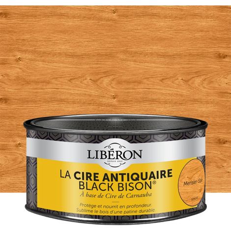 Cire antiquaire LIBÉRON Black Bison Merisier clair 0,5 L (1/3)