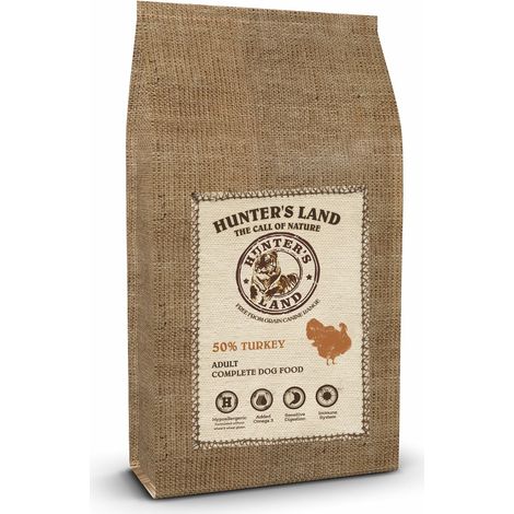 Pavo Hunter's Land sin cereales, 50%, 12 kg