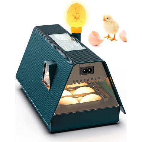 10 Oeufs Couveuse Oeuf Automatique,Incubateur Oeuf,Couveuse Automatique Retourneur d'oeufs automatique,Contrôle de la température et Affichage de l'humidité (1/5)