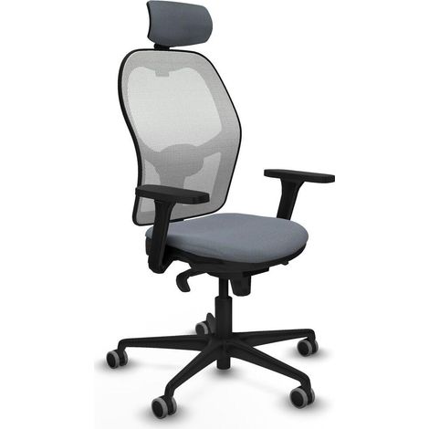 Piqueras-y-crespo Ergonomischer Schreibtischstuhl Grau