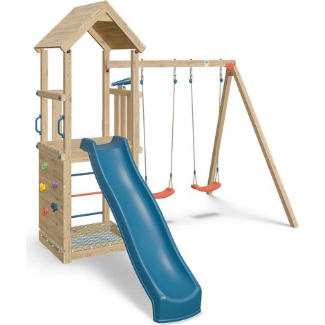 Aire de jeux bois 2,20 m SMART XPLORER 2 - 7 enfants