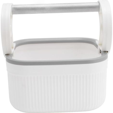 Support de toilette pour oiseaux avec seau amovible, perchoir d'apprentissage de la propreté en alliage d'aluminium pour perroquets, conures calopsittes, outil portable (1/5)