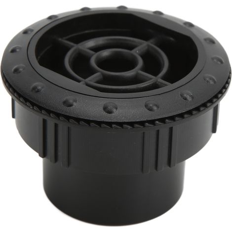 Déflecteur d'air rond noir universel pour climatisation de camping-car, bateau, bus, voiture (1/5)