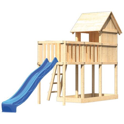 Akubi Stelzenhaus Frieda natur Rut. blau+ABP