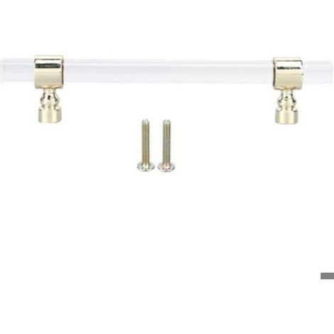 Poignée en acrylique cristal transparente facile à installer, poignée de tiroir pour armoires, tiroirs, commodes B01277S espace (1/4)
