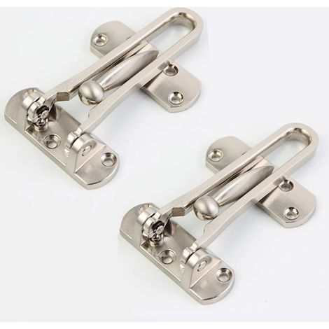 Set mit 2 Sicherheitsketten für Türen, Stahlfensterschlösser, Haustürschlösser - AquaForge (1/4)