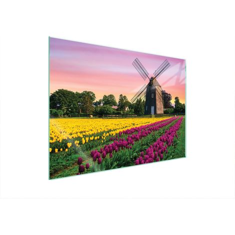 GLASSCHUTZPLATTE FÜR HERD 70x52 MEADOW (1/5)