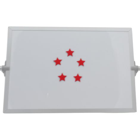 Symbole magnétique Étoile 2x2 cm rouge