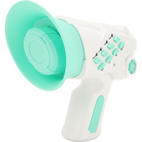 Mégaphone Amusant avec Effets Vocaux Multiples en Plastique Vert Clair Corne Changeur de Voix Jouet pour Garçons Filles (1/5)