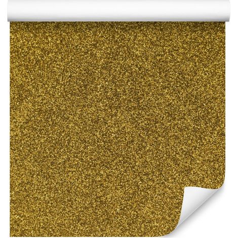 Papier peint à paillettes or et ocre pour salon et chambre 50x1000 cm (1/5)