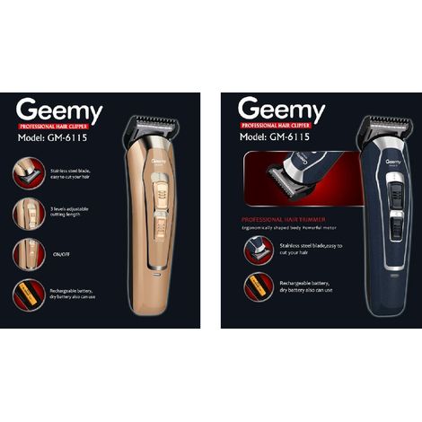 TRADE SHOP - Taglia Capelli Gm6115 Regolabile Professionale Ricaricabile Trimmer Uso Cordless - (1/5)