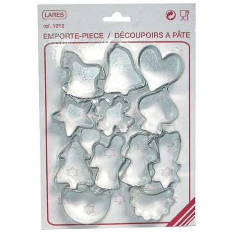 LARES - Emporte-pièce assortis Noël x12 (1/5)