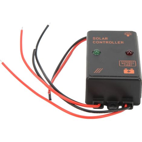 Régulateur de charge solaire PWM 5A 6V/12V, étanche IP67, fonctionnement continu 24h, ajustement automatique