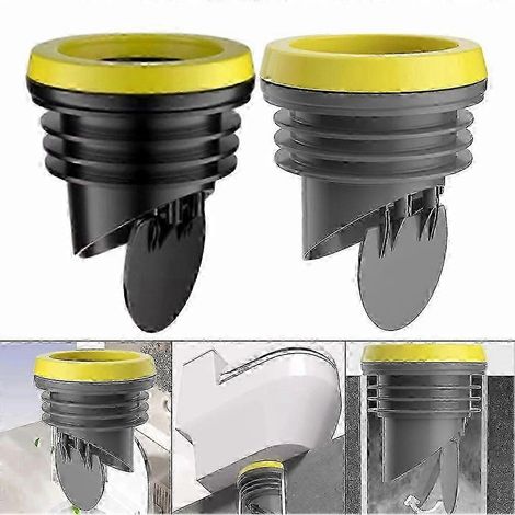 Combo joint de cire et clapet anti-retour pour bride de toilette (1/2)