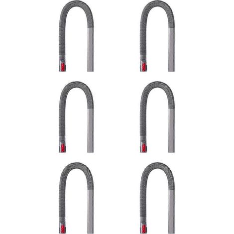 6-teiliges Trocknerkanal-Reinigungsset, Schlauchdüse für V7 V8 V10 V11 V12 V15, flexibles Reinigungswerkzeug, ideal für Spalten. (1/5)