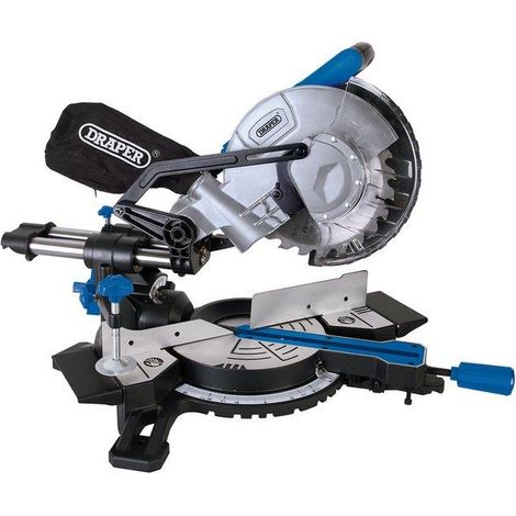 DRAPER MITRE SAW SLIDING COMPOUND LASER GUIDE 1500W 210MM 230V 83677 NEW