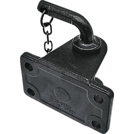 Enganche de 140 x 80 mm con rosca de 30 mm para remolque de maquinaria agrícola RO207A45000