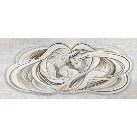 Lupia - Quadro moderno SACRA FAMIGLIA 1 MIX 45x100 Stampa su Tela natività