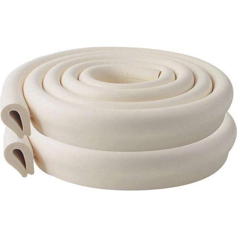 Protection d'Angles et Rebords pour Bébés, 2M 2 Set Protection Mousse Sécurité Rouleau de Mousse Antichoc pour Bébé sur Coins de Murs,des Meubles (1/5)