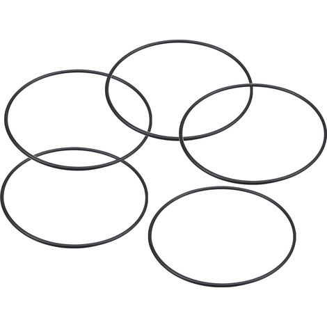 Joint Torique en Caoutchouc Nitrile 100mm OD 95mm ID 2,65mm Largeur, 5 Joints Etanchéité Métriques pour Robinet Plomberie Réparation Automobile, Noir (1/5)