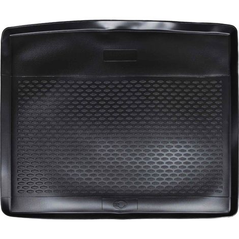 Trunk Mat Black suitable for X1 F48 2015-2021 Rubber vidaXL