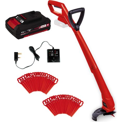 Einhell 18v Cordless Strimmer Lawn Line Trimmer 24cm GC-CT 18/24 Li P +40 Blades (1/5)