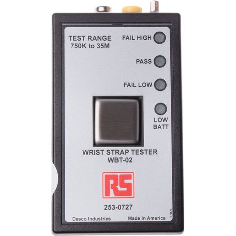 Testeur ESD LED RS PRO pour bracelet ( Prix pour 1 ) (1/3)