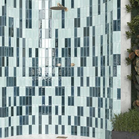Mini Brick Série Calpe Sky Porcelaine Premium 5x15cm. (1/3)