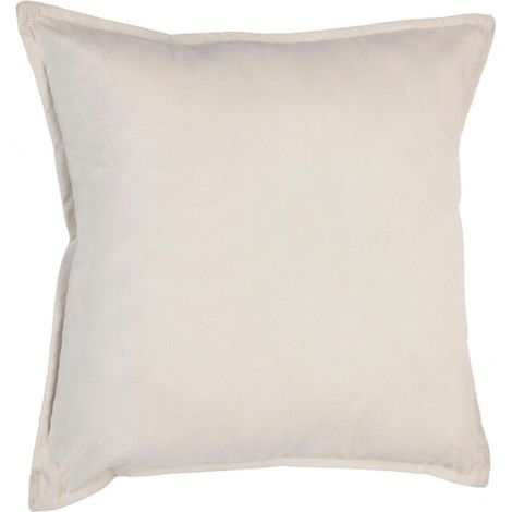 Coussin Déhoussable "Lilou" 45x45cm Ivoire (1/3)