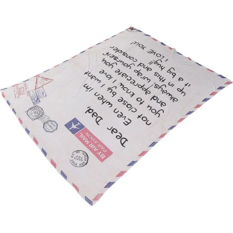 Couverture Polaire Personnalisée Douce et Polyvalente en Polyester 150x220 cm pour Cadeau Père (1/5)
