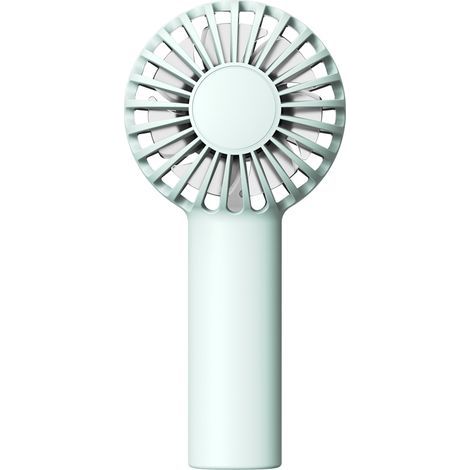 Ventilateur portable sans fil rechargeable par USB, idéal pour le camping, la randonnée et les pique-niques d'été. (1/5)