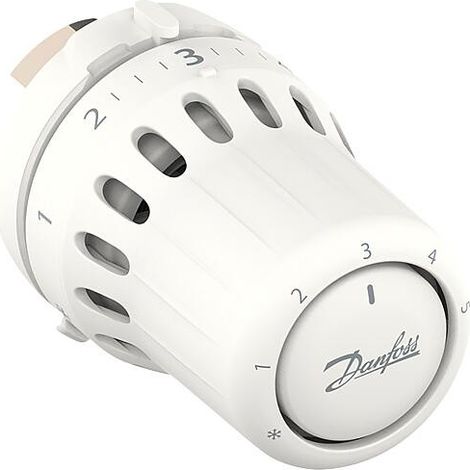 Tête thermostatique Danfoss React M30 x 1,5, avec blocage à zéro