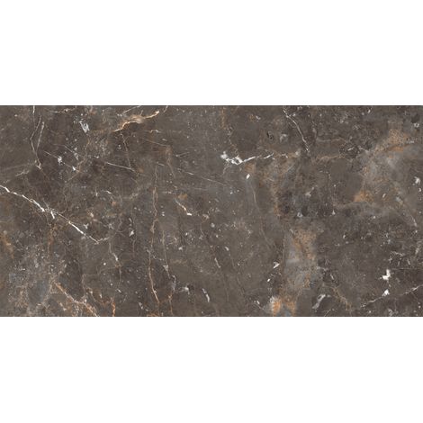 Mexen Champion Brown glasierte Feinsteinzeugfliese rekt. G1, Boden- und Wandfliese 120 x 60 cm, glänzend - TL116-120-060-00